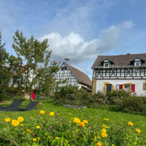 Garten Herbst hochkant